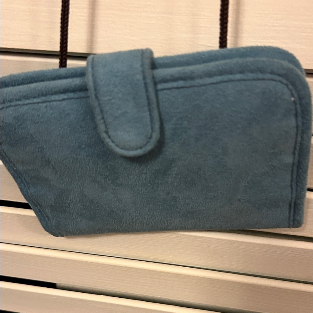 Travelon Blue Suede Passport Holder